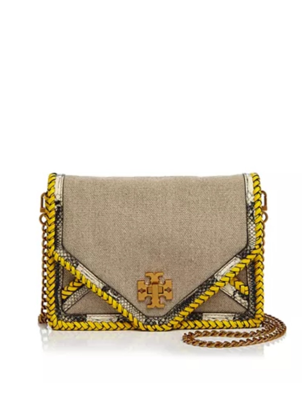 Tory Burch Kira Braided Canvas Crossbody